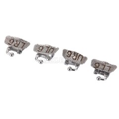 AZDENT Dental Orthodontic Bondable Buccal Tubes MBT/Roth 022 1st Molar Non-Conv