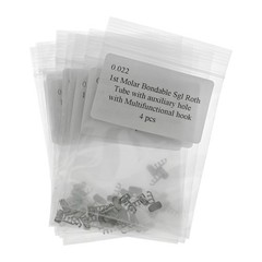 Dental Orthodonti Bondable Tube Molar Roth/MBT 022 AUX hole Multifunctional hook