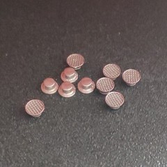 200pcs Dental Orthodontic Lingual Buttons Bondable Round Mesh Base Metal Button