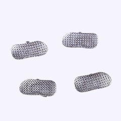 4 Pcs/Pack Dental Orthodontic Bondable Buccal Tube Roth 022 1st Molar Non-conv