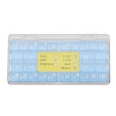 Dental Orthodontic Sapphire Brackets Ceramic Braces Roth MBT 022 345 Aesthetic