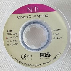 20x Dental Orthodontic Niti Open Coil Spring Spool .008/010/012/014 Inch 914mm