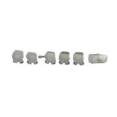 10X Dental Orthodontic Metal Brackets Mini MBT 022 345 1st Molar Buccal Tube 6-6