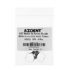 AZDENT Dental Orthodontic Buccal Tube Bands 1st Molar #35-40+# Roth .022 U3/L2