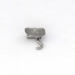 Dental Ortho Bondable Buccal Tube With Sliding Crimpable Hook 1st Molar MBT/Roth