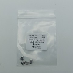 10Sets Dental 1st Molar Wide Big Brackets Orthodontic Roth MBT 022 Hooks/no Hook