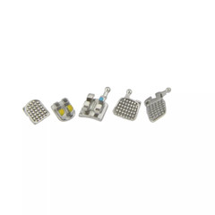 Dental Orthodontic Metal Brackets Braces MIM MINI Roth MBT 018 345 Hooks 5-5