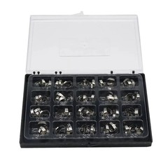 80 Pcs/Box Dental Orthodontic 16#-35# Buccal Tubes 1st Molar Bands 022 U2/L1