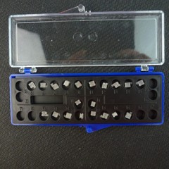 20Pcs/Kit Dental Orthodontic Ceramic Brackets Roth/MBT Orthodontia Brace Dentisy