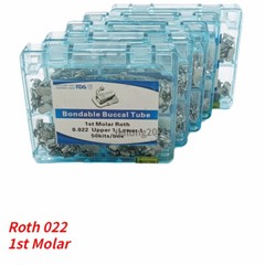 Dental Orthodontic Buccal Tube 1st 2nd Molar Tube Roth MBT 022/018 FDA CE