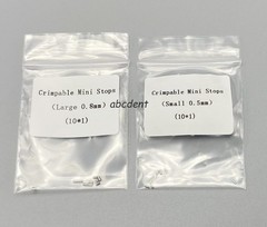 Dental Orthodontic Mini Stop Crimpable Stop Hook Closed Archwire Stopper 0.5/0.8