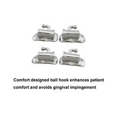 Dental Orthodontic Buccal Tubes 1st 2nd Molar Roth MBT 022 Laser Marked 40pcs