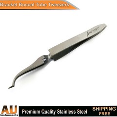Dental Bracket Buccal Tube Tweezers Direct Bond Brackets Placing Holding Forceps