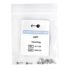 20Pcs Dental Long Hooks Implants Archwire Orthodontic Bonding Left+Right Lingual