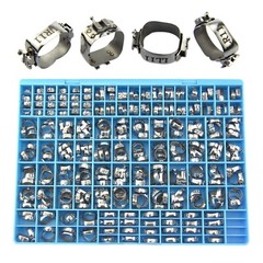 85Kit GAC Orthodontic Molar Bands Buccal Tube 1st Molar MBT 022 Lingual Sheath