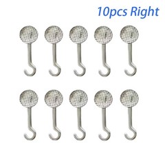 Dental Ortho Lingual Buttons with hook Bondable Round 10Pcs/Pack Mesh