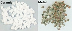 100Pcs Dental Orthodontic Brackets Ceramic Metal Bracket Mini Roth Hooks 022