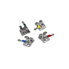 YOKA Dental Ortho Brackets Metal Braces Mini/Standard Roth/MBT 022/018 345Hooks
