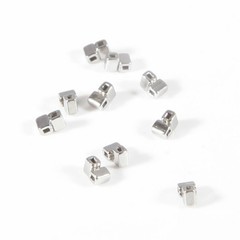 10 Pcs/Pack Dental Spiral Orthodontic Stainless Steel Crimpable Hooks Cross Tube