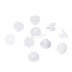 10pcs Dental Orthodontic Composite Ceramic Lingual Buttons Bondable Round Base