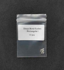 10packs Dental Orthodontic Lingual Buttons Direct Bond Eyelets Rectanglar Base