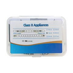 Dental Orthodontic Class II Appliance Kit Distalizer Corrector Bondable Rubber