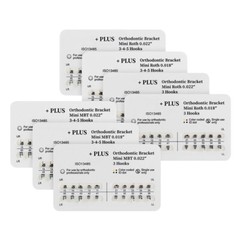 10 XDental Ortho Super Elastic Niti Arch Wires Round Ovoid Form/ Dental Brackets