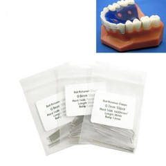 3X Dental Orthodontic Ball Retainer Clasps Fixed Position Corrector 0.7/0.8/0.9