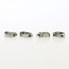 4 Pcs Dental Orthodontic Bands&Buccal Tube 1st Molar U1/L1 U2/L1 U3/L2 Roth 022