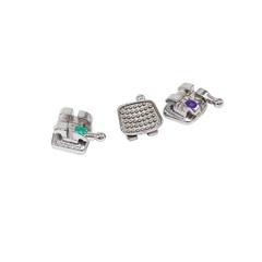 Dental Orthodontic Monoblock Bracket Braces Mini Roth/MBT 018/022 Hooks 3-4-5