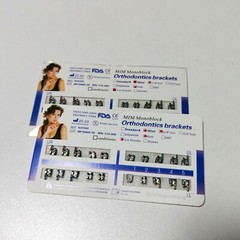5 Sets Dental Orthodontic Metal Brackets MIM Monoblock Mini Roth 018 345 Hooks