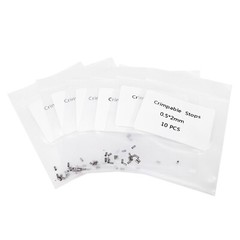 Dental Orthodontic Crimpable Hook Stop Tube Mini Stops Bracket Stopper 0.5/0.8mm