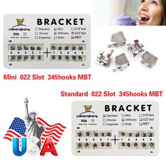 10packs Dental Orthodontic Brackets Braces /Supper Elastic Niti Arch Wires YMP