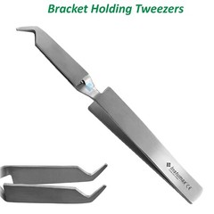 4Pcs Orthodontic Tweezer Set – Slim Buccal Tube & Bracket Placer – Dental Pro