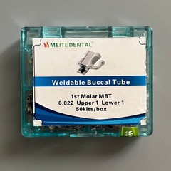 50Sets Dental Orthodontic Weldable Buccal Tubes 1st Molar Tube MBT 022 No-Con