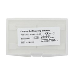 Orthodontic Self-ligating Ceramic Bracket Roth MBT 022 Ormco Damon Clear Empower
