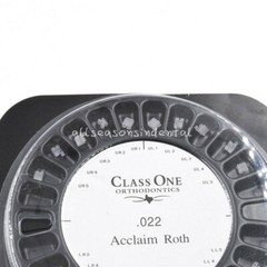 10Set Dental Orthodontic Class One Ceramic Brackets Brace Mini Roth 022 345 Hook