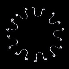 10 Pcs Dental Ortho Torquing Torque Spring Rectangular Wire Single Anterior