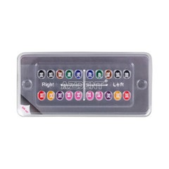 AZDENT Dental Ortho Sapphire Clear Ceramic Brackets Braces MBT/Roth.022 Hks 345