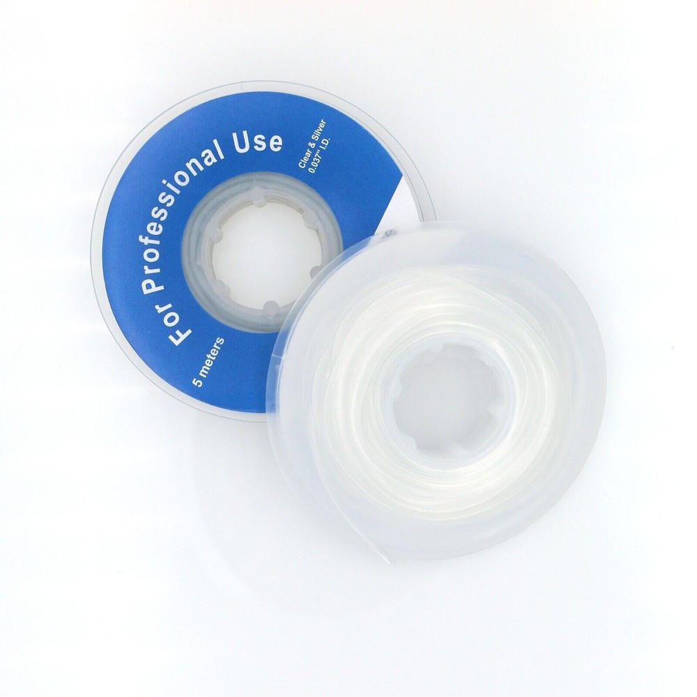 5 Roll Dental Orthodontic Archwire Sleeve Elastic Protective Tube 5 Meters Clear