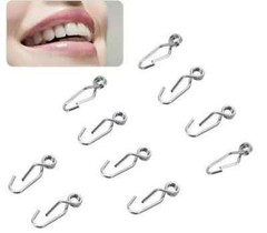 10 Pcs/Bag Dental Orthodontic Separating Spring Self-Locking 0.5mm Separate Band