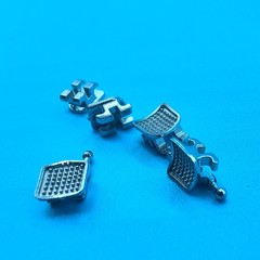 Dental Orthodontic Metal Brackets Braces Mini Roth Slot.022″ Hooks 3-4-5 MIM