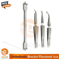 Orthodontic Bracket Positioning Height Gauge Brackets Placing Bonding Tweezers