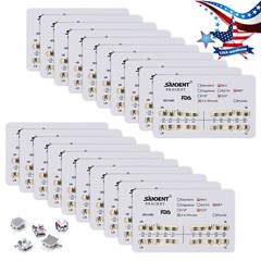 10Packs Dental Orthodontics Brackets Braces /Supper Elastic Niti Round Arch Wire