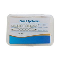 Orthodontic Class II Carriere Distalizer Appliance Bondable Bars w/ Elastics Kit