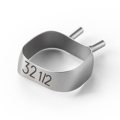 AZDENT Dental Orthodontic Kids Space Stainless steel Bands #23 -#42 with Wires