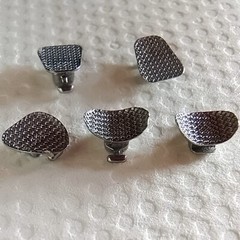 Dental Orthodontic Metal Lingual Brackets Brace Buccal Tubes 28pcs/set