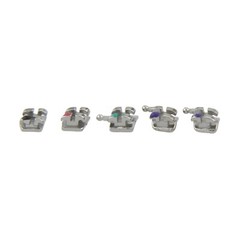 Dental Orthodontic Metal Bracket Braces MIM Roth Slot 022 345 Hooks 5-5 10 Kits
