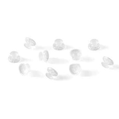 10 Pcs Dental Orthodontic Ceramic Clear Composite Lingual Button Bondable Round