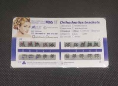 100 Sets Dental Orthodontic Metal Brackets Standard Roth 022 345 hooks Mesh Base